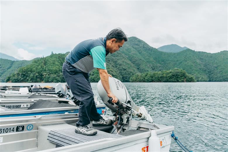 池原ダム  レンタルボート【ステーサー420pd 14ｆ マーキュリー30ps 2st】池原 ドリーム  バス釣り  1日乗船券