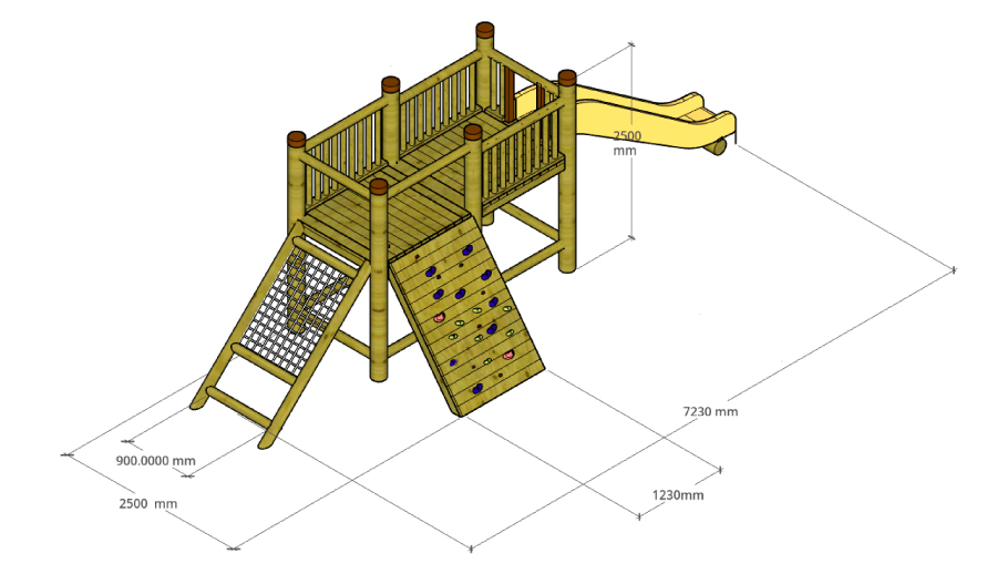 タワーランド 木製  大型マルチ遊具 国産ひのき ヒノキ 桧  防腐加工済 国産材 環境配慮 外遊び 屋外 アスレチック 遊具 公園