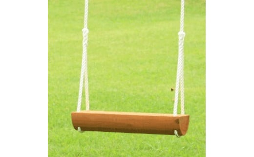 木製 ブランコ 椅子 単品 （ カーキ ） | アスレチック 遊具 公園 自然工房 奈良県上北山村 国産木材 新築 お祝い プレゼント 入学 入園 カーキ