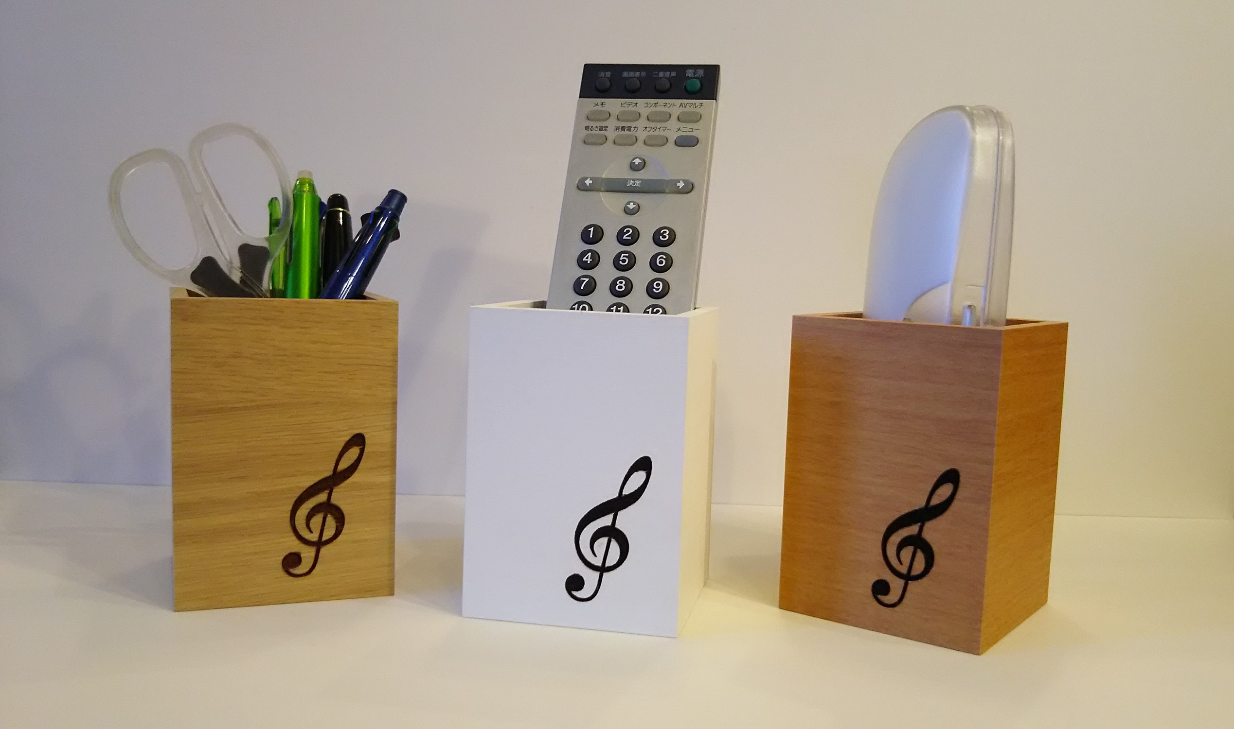 M339　ＥＣＯＨＡＣＯペンホルダーセット（ト音記号と１６分音符）