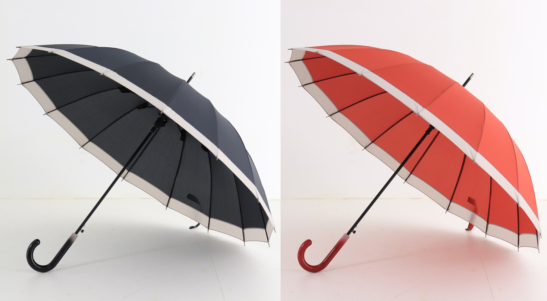 M351　紀州漆器夫婦傘『グラデペア』１６本骨傘　カバー付　ギフト箱入