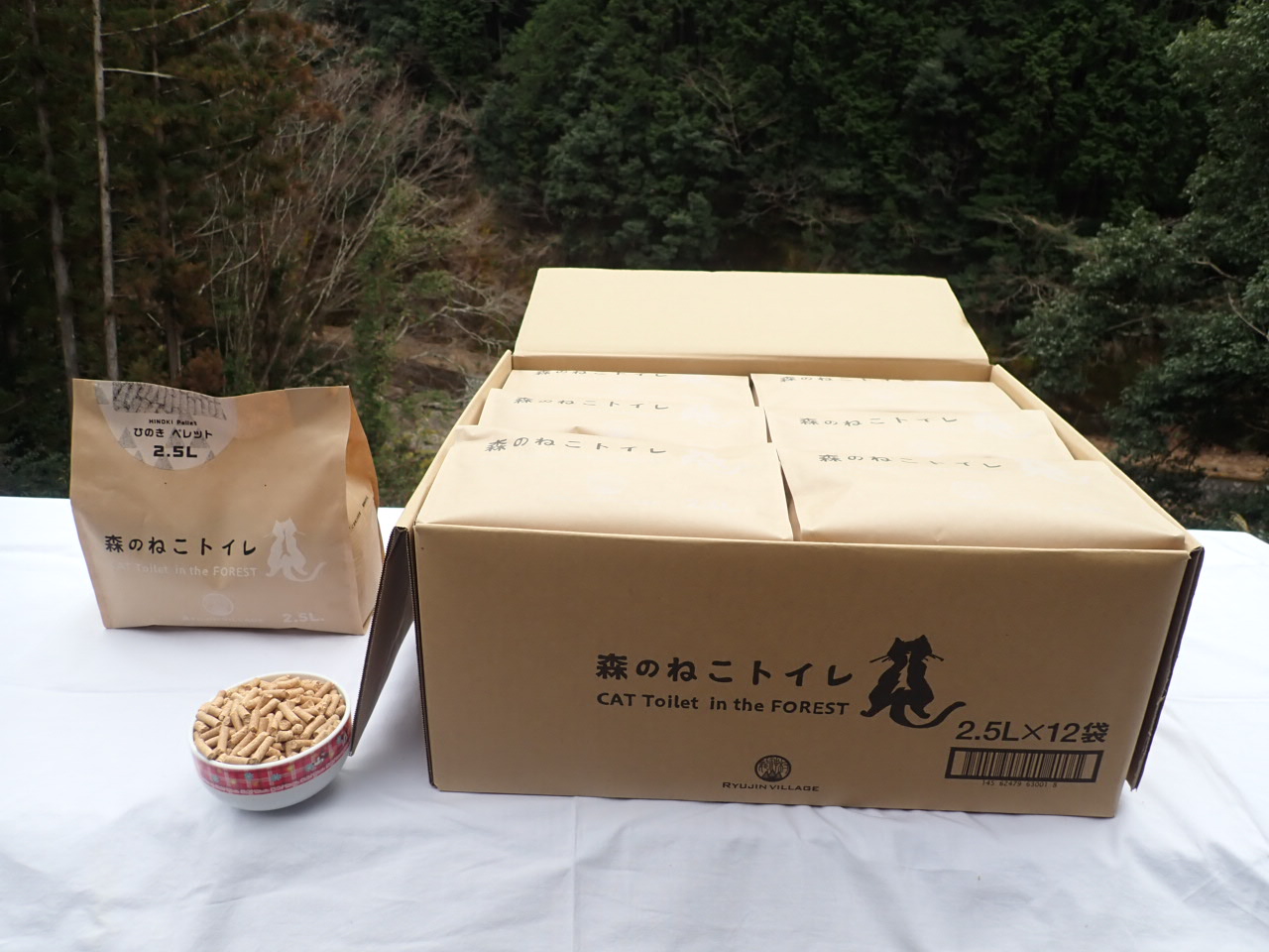 M407　森のねこトイレ２．５Ｌ×１２袋