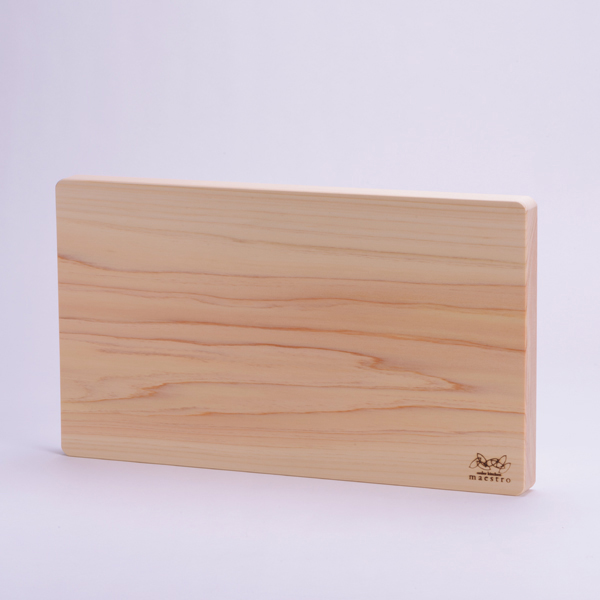 M439　紀州ヒノキ（一枚板）まな板家具職人カンナ造り