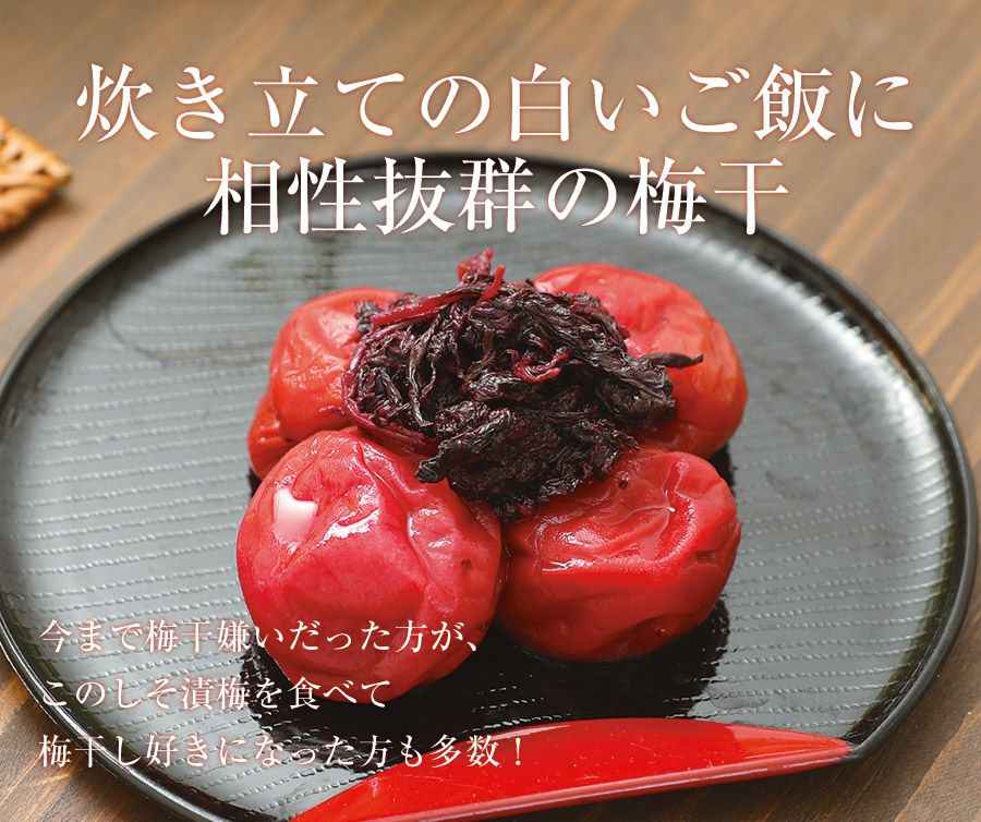 M048　しそ漬け２５０ｇ×３パックセット