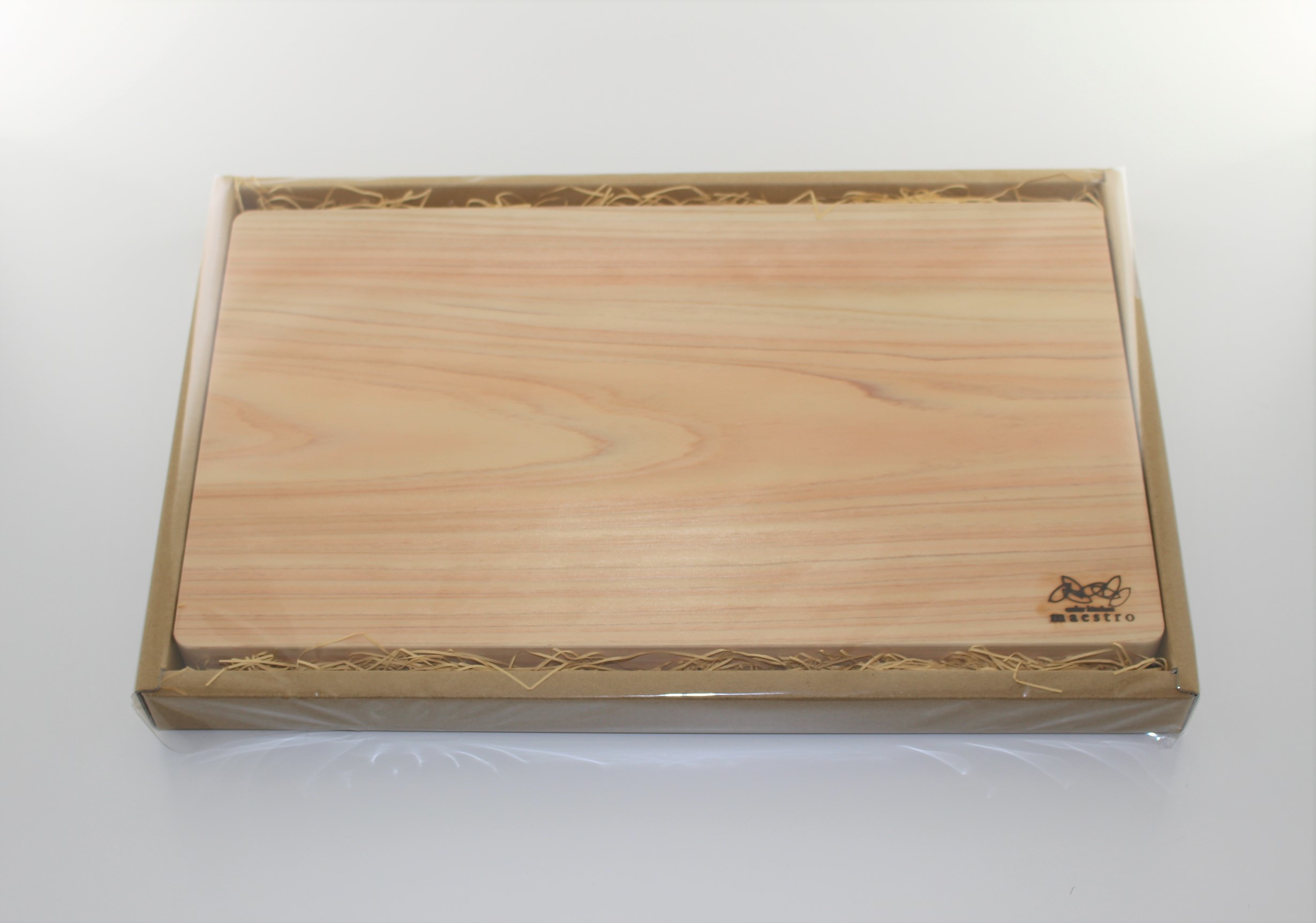 M439　紀州ヒノキ（一枚板）まな板家具職人カンナ造り