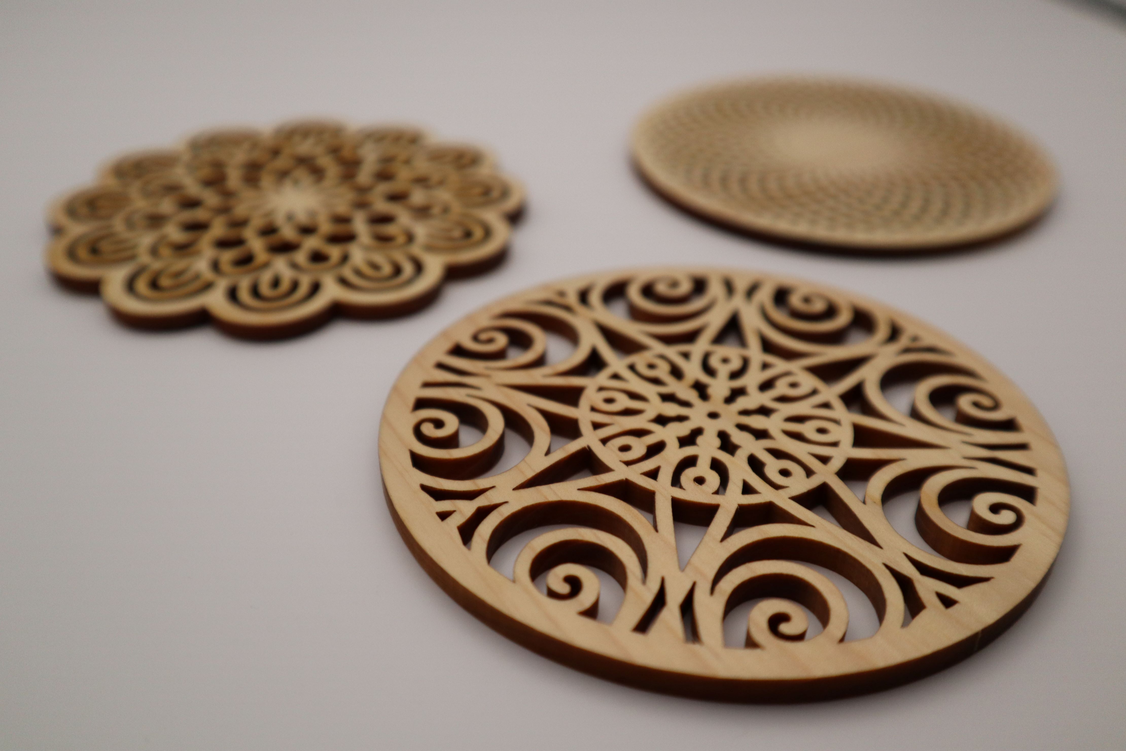 M483　紀州ひのきコースター人気セット