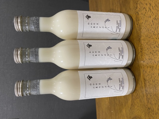 M106　わかやま山東のどぶろく辛口３本セット