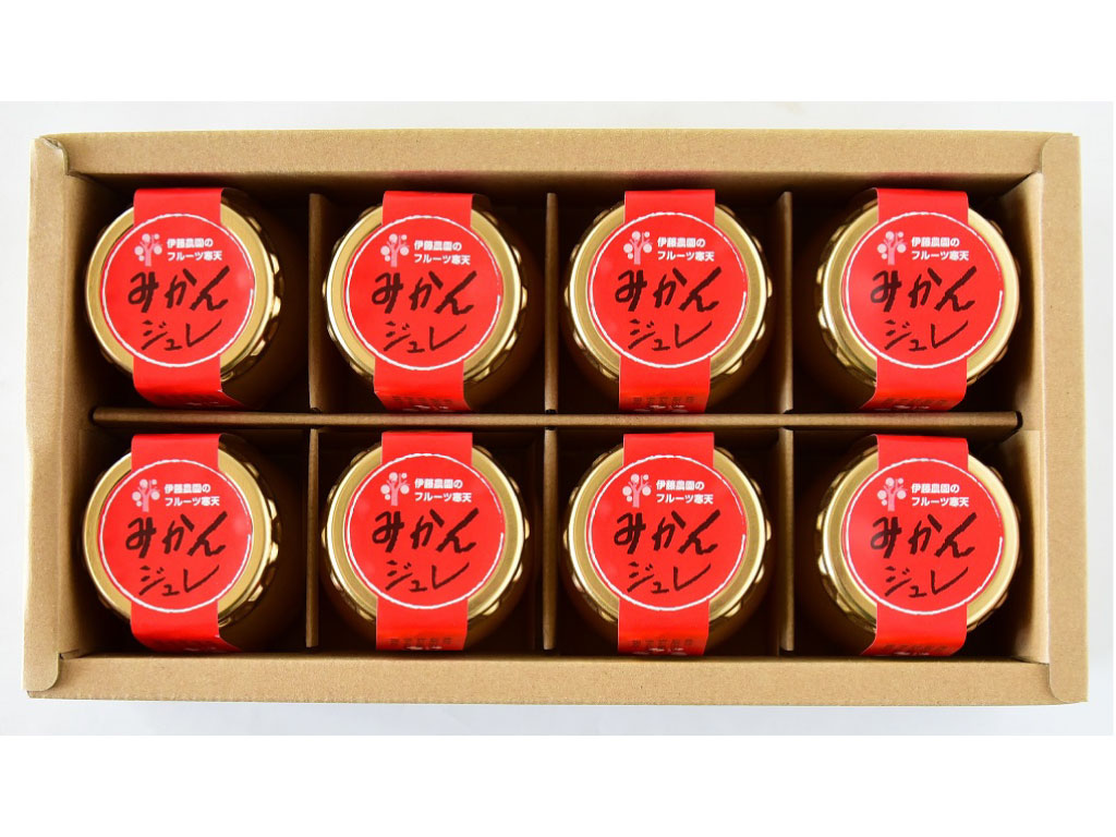 M130　ピュアフルーツ寒天ジュレみかん　９０ｇ　８個