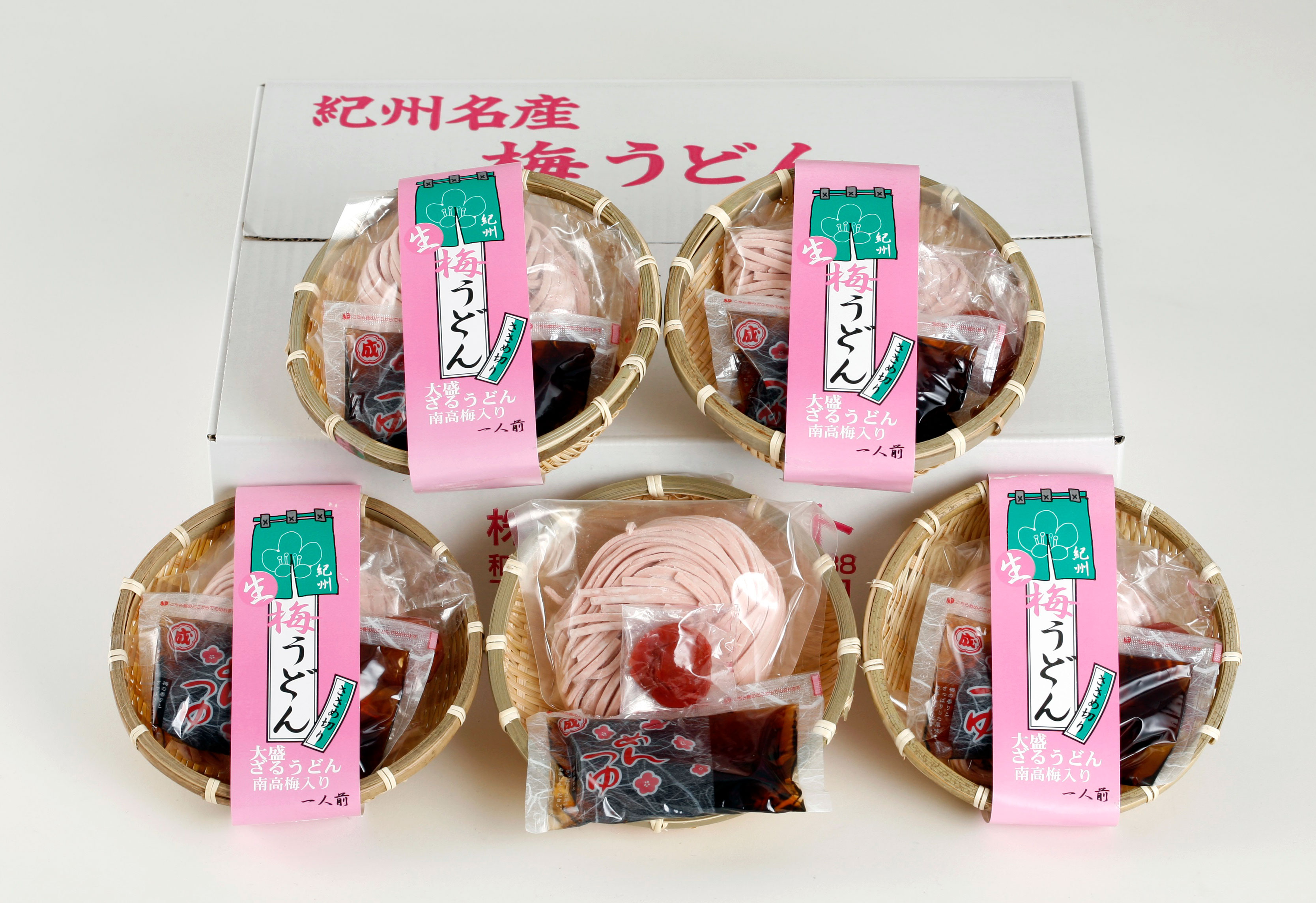 M179　丸ざる梅うどん　５食セット