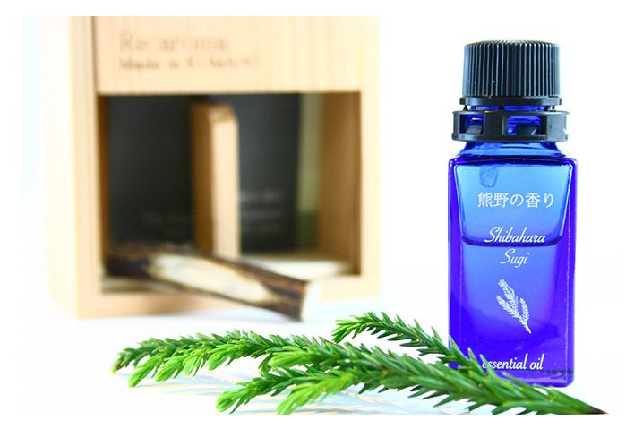 M209　熊野の香り 熊野杉Shibahara 木箱入りアロマオイル