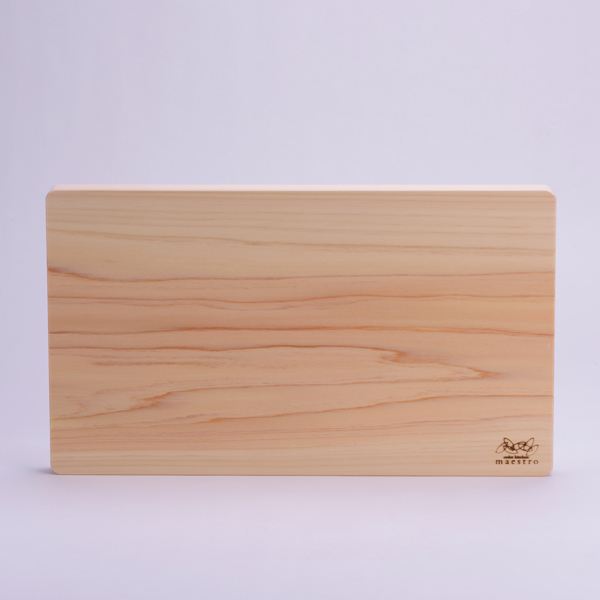 M439　紀州ヒノキ（一枚板）まな板家具職人カンナ造り