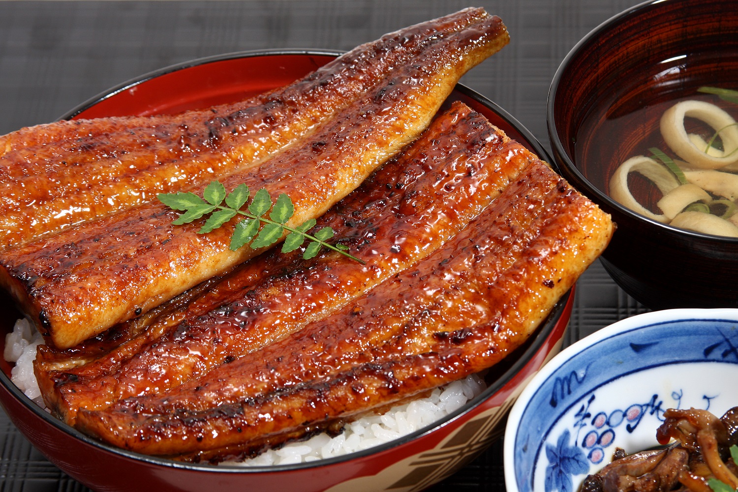 M383　【うなぎ屋かわすい】国産うなぎ蒲焼　3種×2セット(計600g以上)(ウナギ　鰻　ひつまぶし)