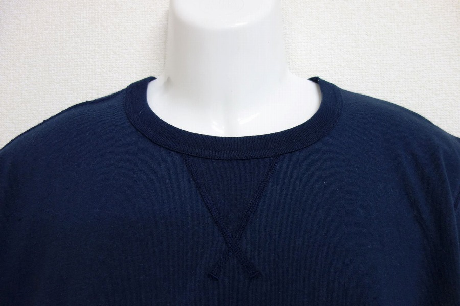 和歌山吊り天竺フラットシーマVガゼットTシャツ／ネイビー【男女兼用】＜Mサイズ＞