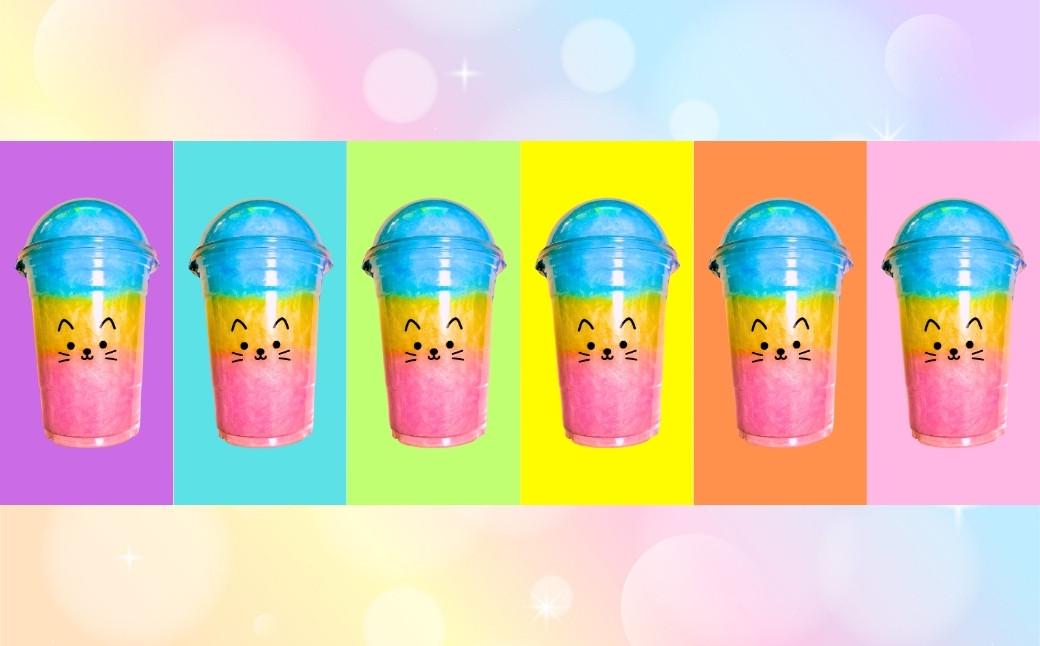 コットンキャンディー3色カップ 6個セット