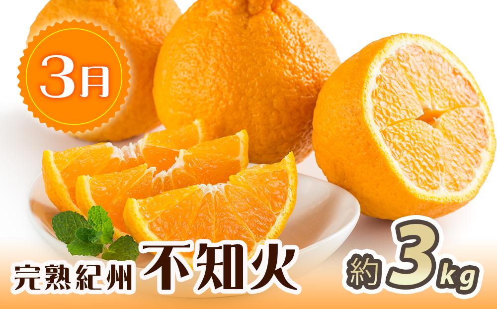 紀州和歌山産 旬にお届け！フルーツセット（不知火・桃・富有柿）【UT59】