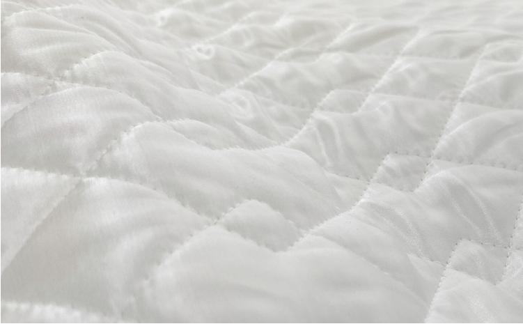 ピュアシルク枕パッド　ホワイト1枚　Mサイズ（43×63cm）SCC-4363