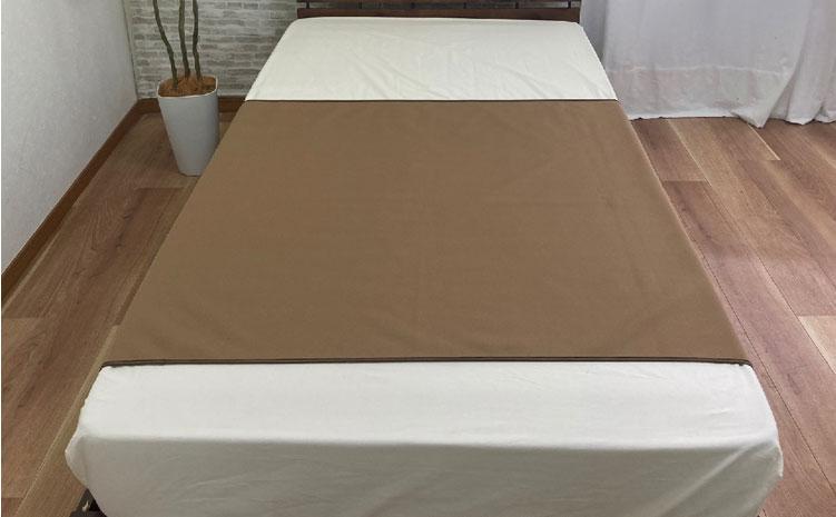 洗える消臭・防水おねしょシーツ 部分用（150×100cm）ブラウン BS-3H