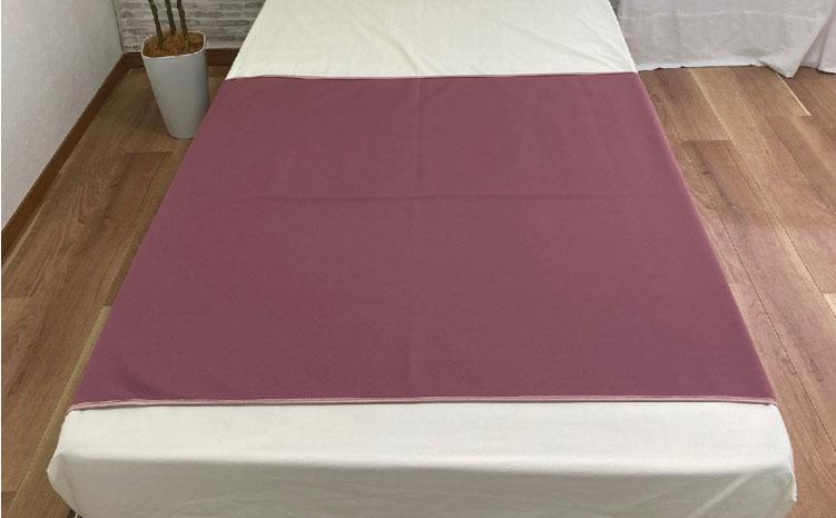 洗える消臭・防水おねしょシーツ 部分用（150×100cm）ワイン BS-3H