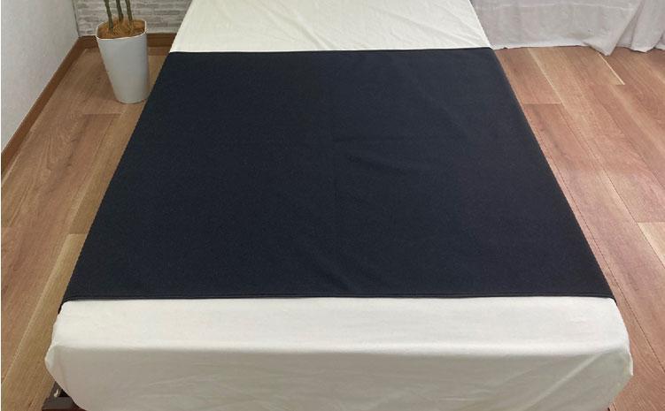 洗える消臭・防水おねしょシーツ 部分用（150×100cm）ブラック BS-3H