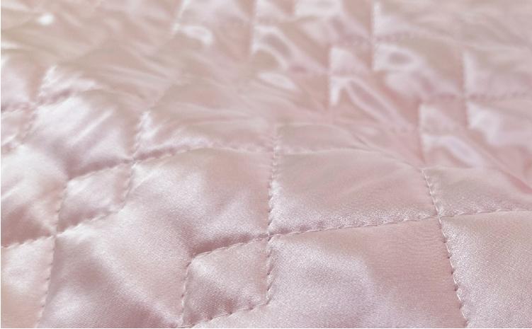 潤いシルク100%サテン枕パッド　ピンク1枚　Sサイズ（35×50cm）SSM-3S-1P　PI