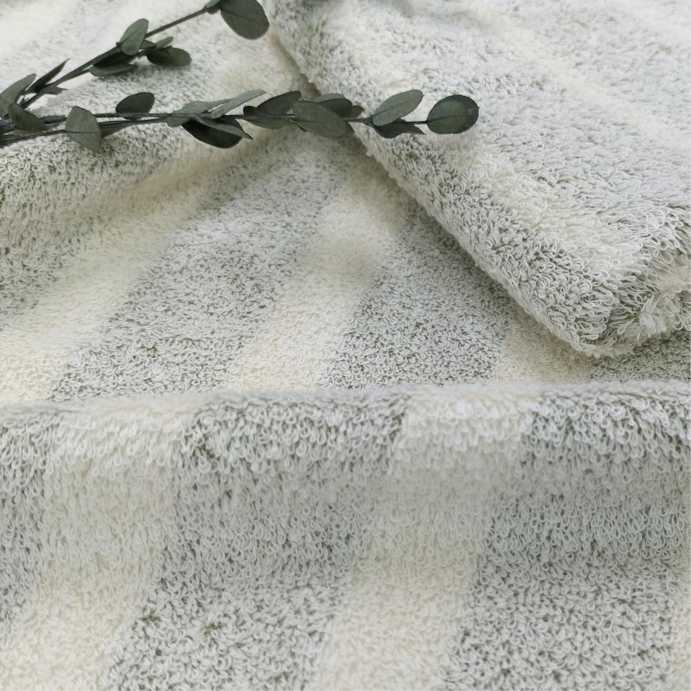 【フェイス4枚・バス2枚組】オーガニックコットンタオルセット かすみGR-F4B2