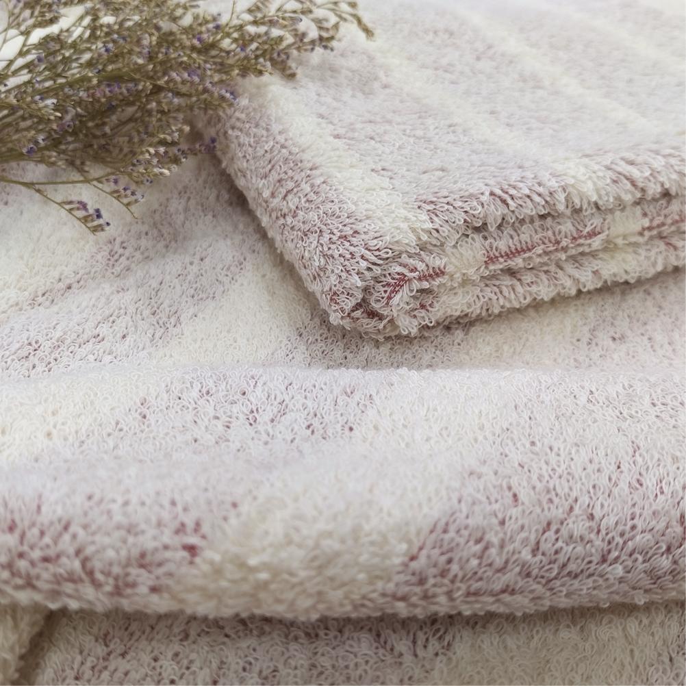 【フェイス4枚・バス2枚組】オーガニックコットンタオルセット かすみST-F4B2