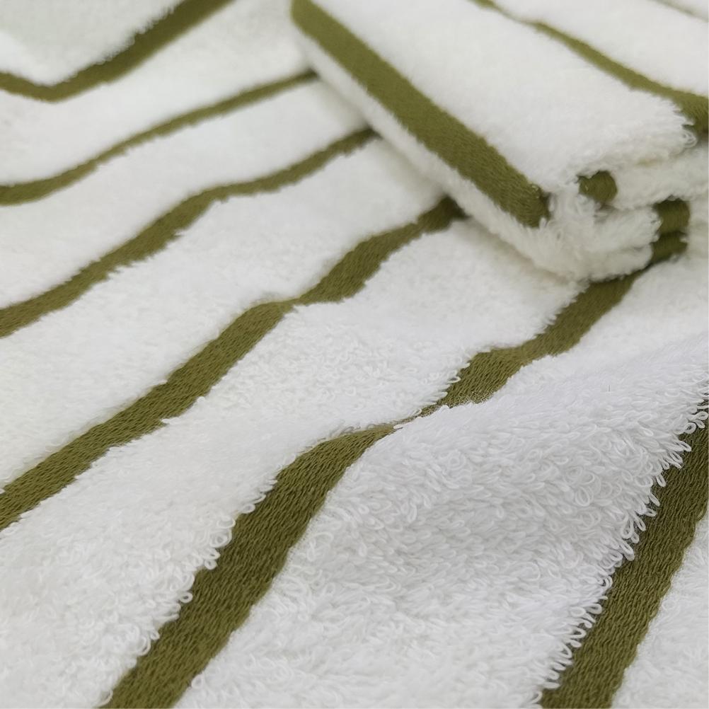 【バスタオル3枚組】オーガニックコットンバスタオル（60×120cm） しまふわGR-B3