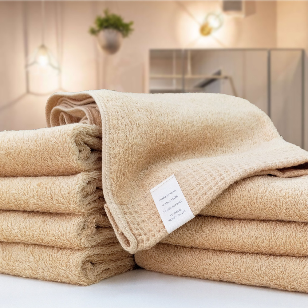 【フェイスタオル8枚組】思わずふれたくなる フェイスタオル 34×85cm ふれるF8-AP