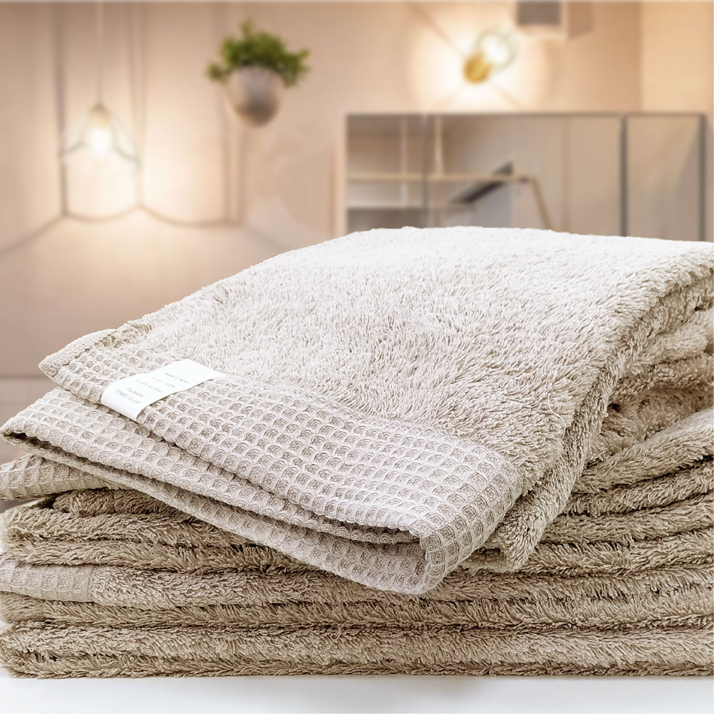 【バスタオル3枚組】思わずふれたくなる バスタオル 60×120cm ふれるB3-CO