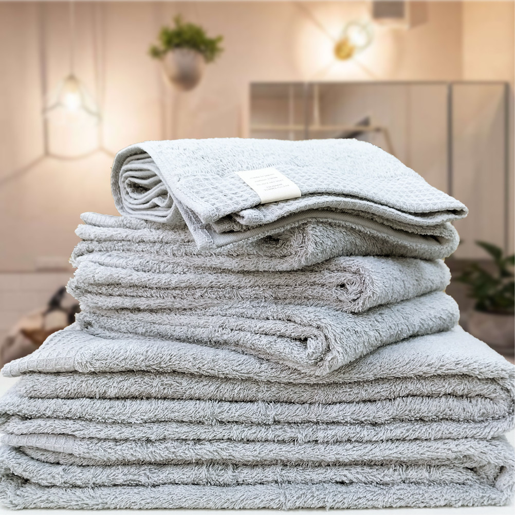 【フェイス4枚バス2枚組】思わずふれたくなる タオルセット ふれるF4B2-MI