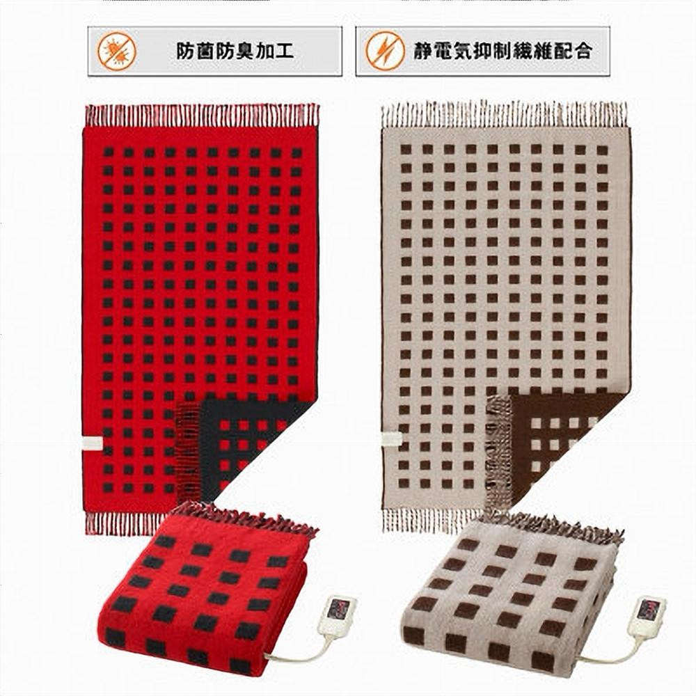 あったか電気ひざ掛け【レッド】140×82cm SB-H501-RE