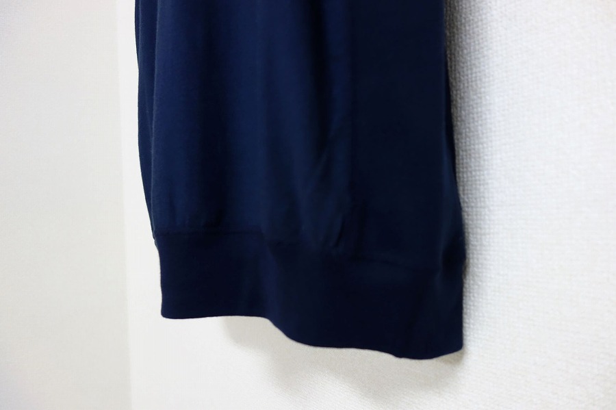 和歌山吊り天竺フラットシーマVガゼットTシャツ／ネイビー【男女兼用】＜Mサイズ＞