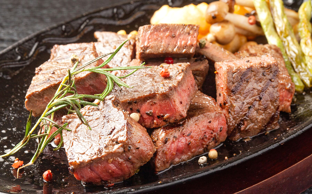 熊野牛 ステーキ懐石 3種盛り【MT19】