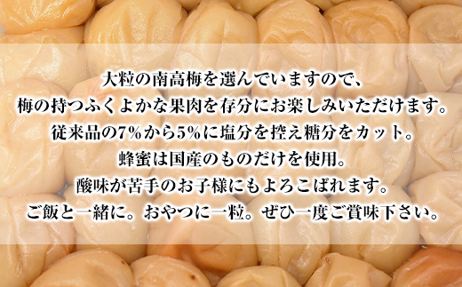 高級南高梅はちみつ梅400g入 紀州塗箱 網代模様仕上 【SW87】
