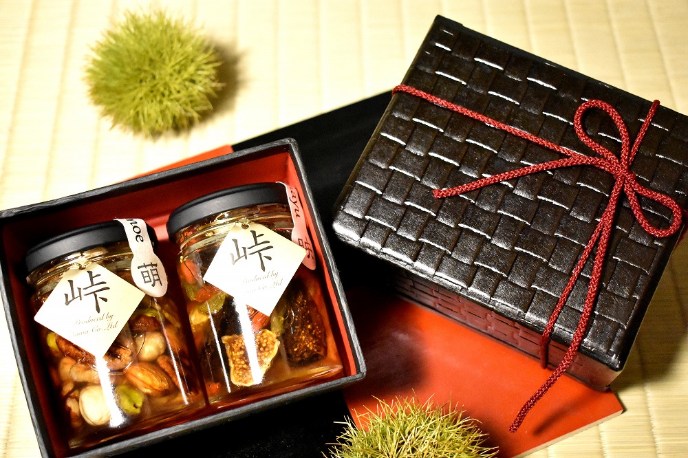 ナッツ・ドライフルーツの蜂蜜漬 峠プレミアム2種セット【萌(MOE)】【映(HAYU)】 【SW6】