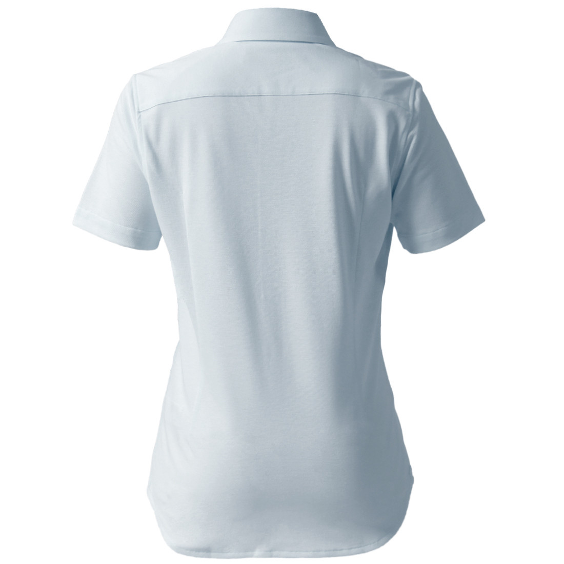 DJS-004 decollouomo メンズドレスシャツ半袖（生地／コンコルド）サックスブルー／Sサイズ