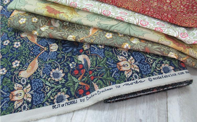 【座布団カバー55×59】ベストオブモリス アネモネ グリーン MR-5559-A