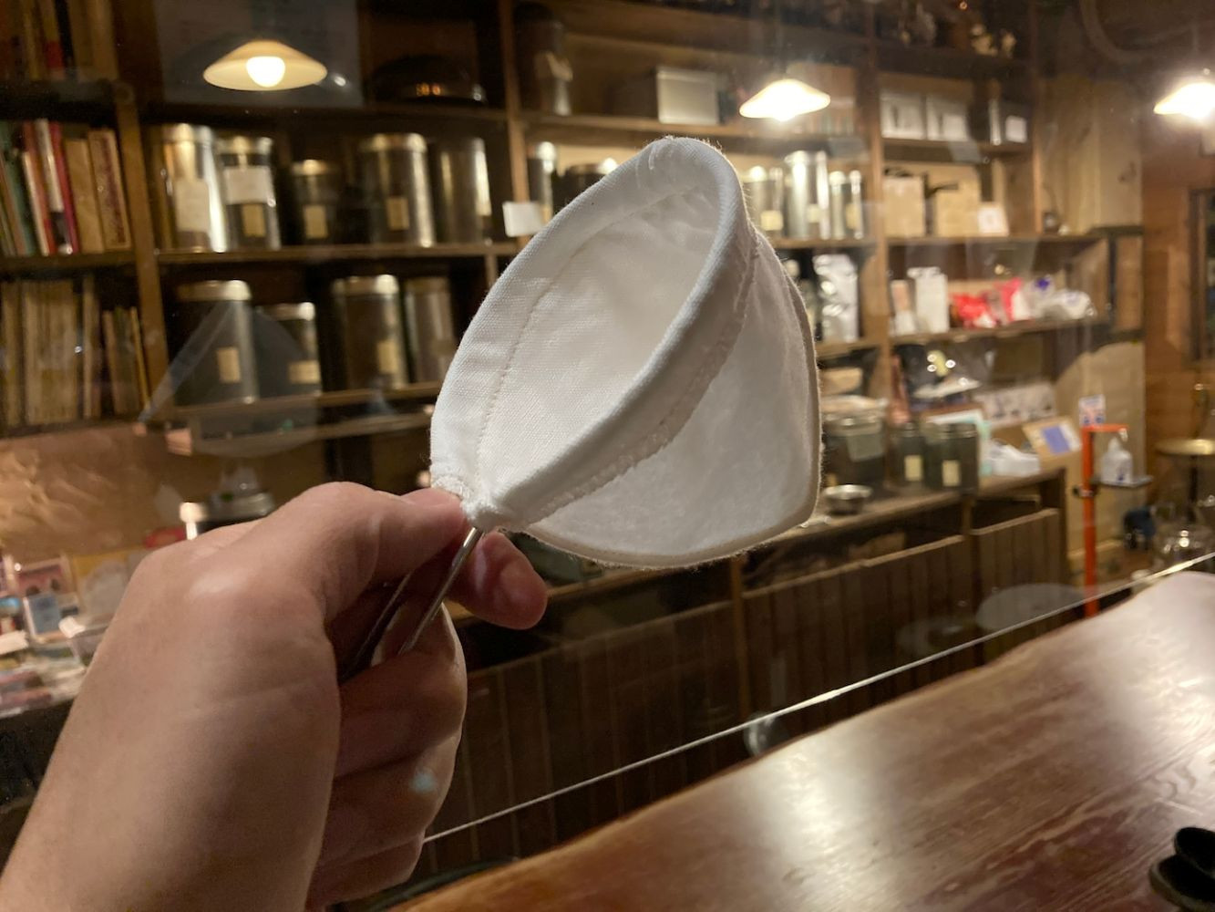 「珈」Bマイルドブレンド 250g コーヒー粉 コロンビア 【飲みやすい深煎り】と 紀州ネルドリッパー