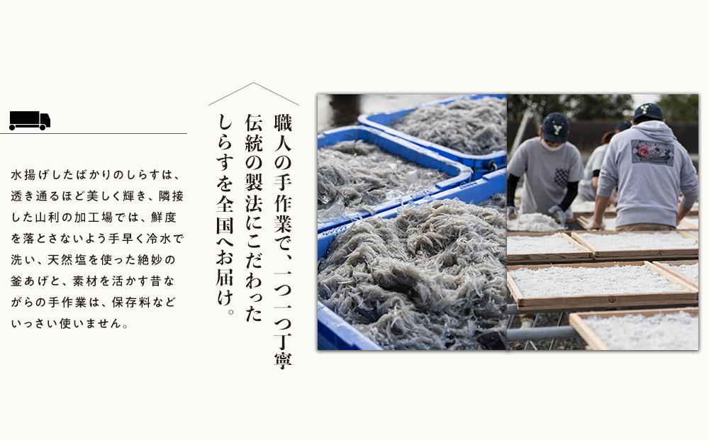七代目 山利 釜あげしらす 900g 紙箱入り 春しらす【2026年発送】