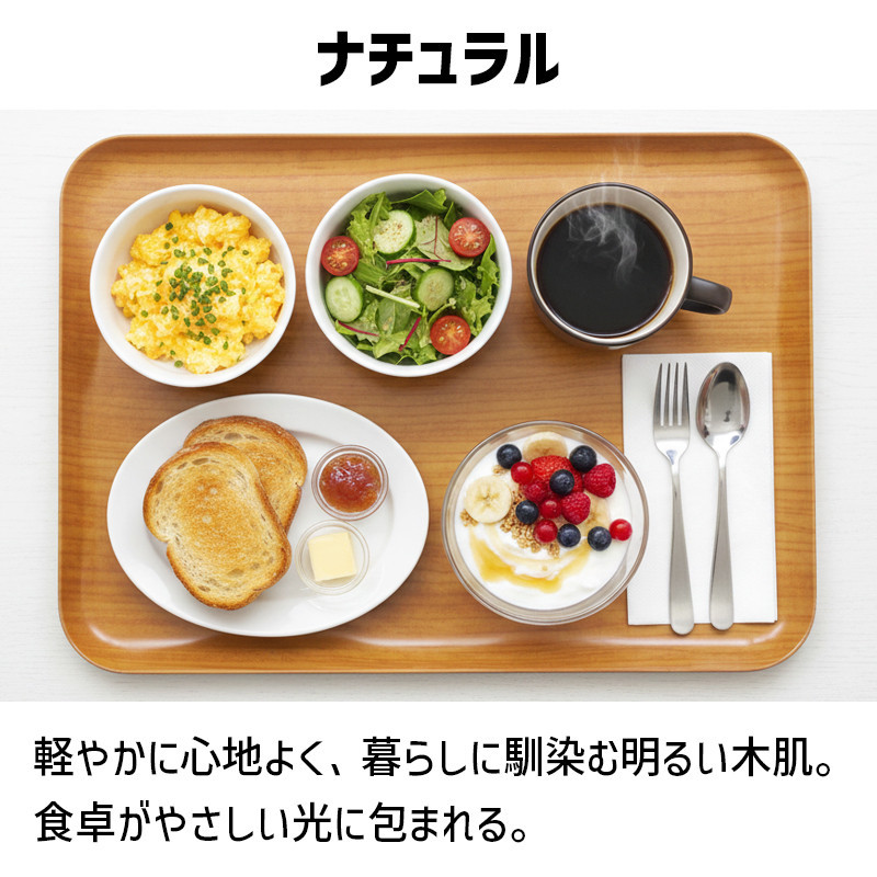 TATSU-CRAFT マグネットトレー SS 21.5cm ウッド NA ナチュラル すべり止め付き ［Tk1040］