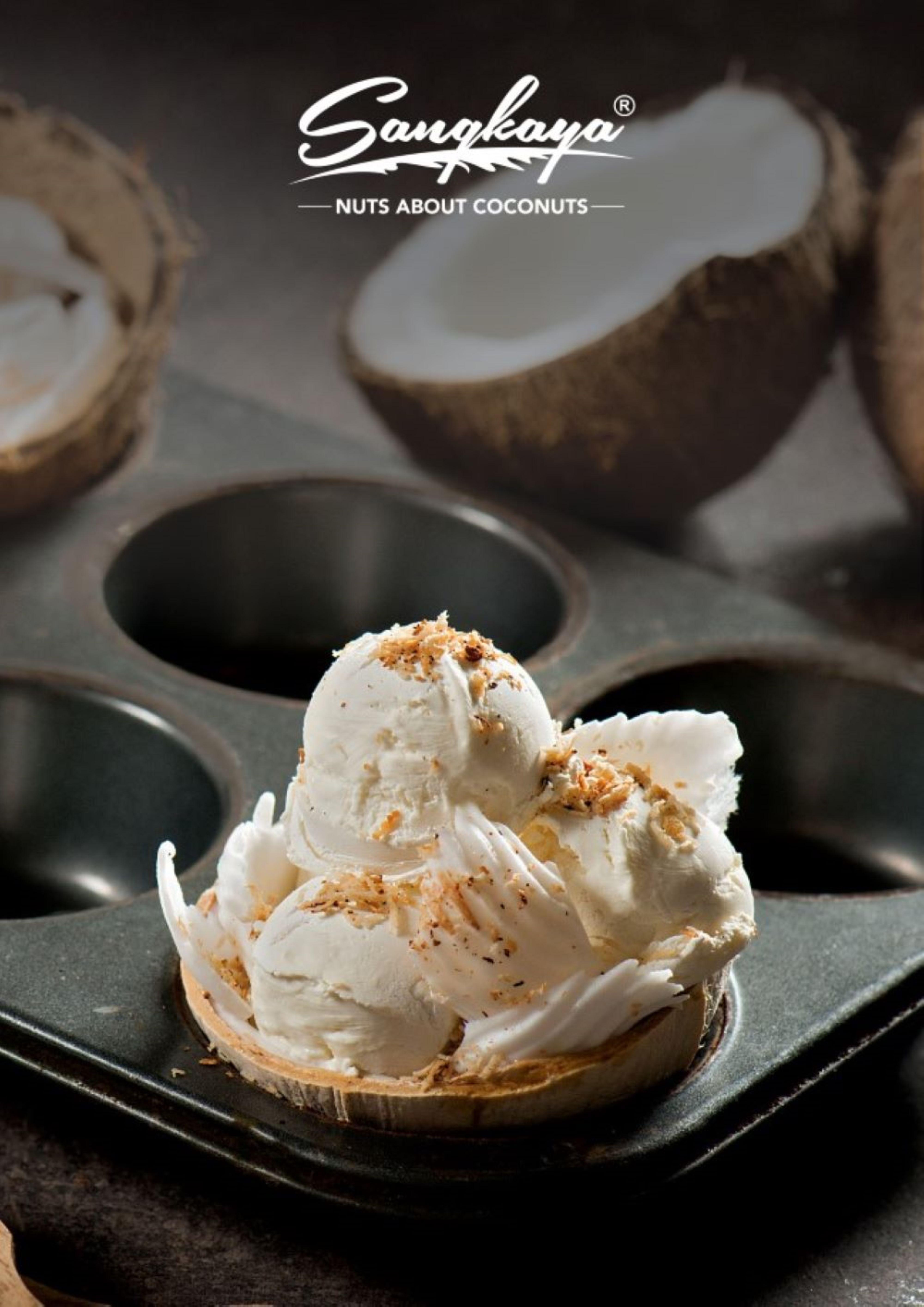 ［卵、香料不使用］ローストココナッツ付き 1L 濃厚ココナッツジェラート