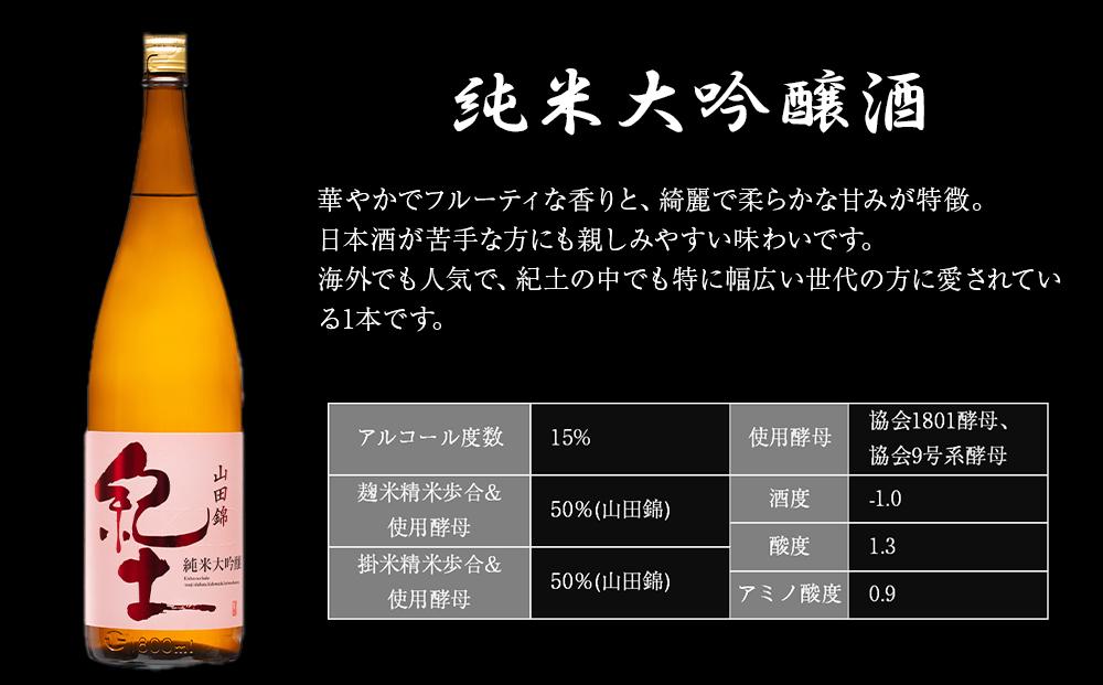 紀土 純米・純米吟醸・純米大吟醸酒 1.8L 3本セット ［Hw7］