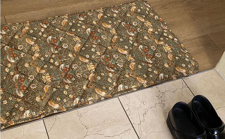 【ソファーパッド3.5人掛用50×175】ベストオブモリス いちご泥棒ベージュ MR-5017I-BE