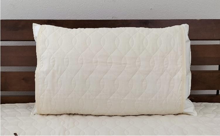 オーガニックコットンの和晒２重ガーゼ枕パッド１枚 （50×60cm）IV　OGG-5060-IV-1P