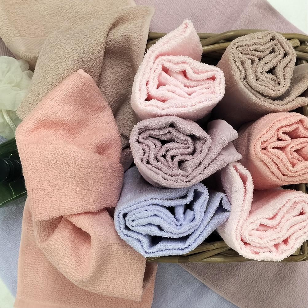 【フェイス10枚組】いろいろカラーの薄手フェイスタオル（ 34×84cm）PI-F10