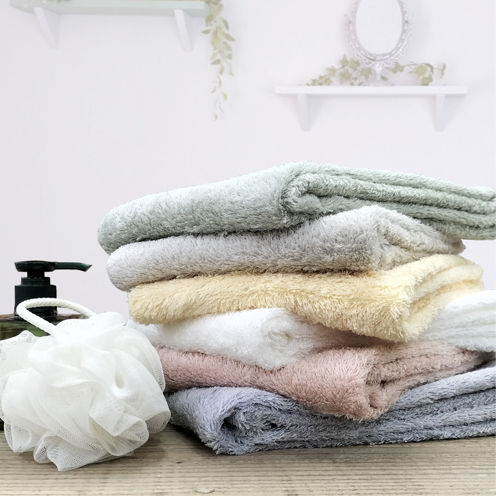 【フェイス3枚組】『贈り物に』ボックス入りオーガニックコットンタオル（33×100cm）やわよりF3-WH