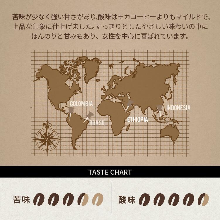 とびだす焙煎所 おすすめセットB 400ｇ（200g×2袋）（とびブレ・モカブレンド） 【豆】