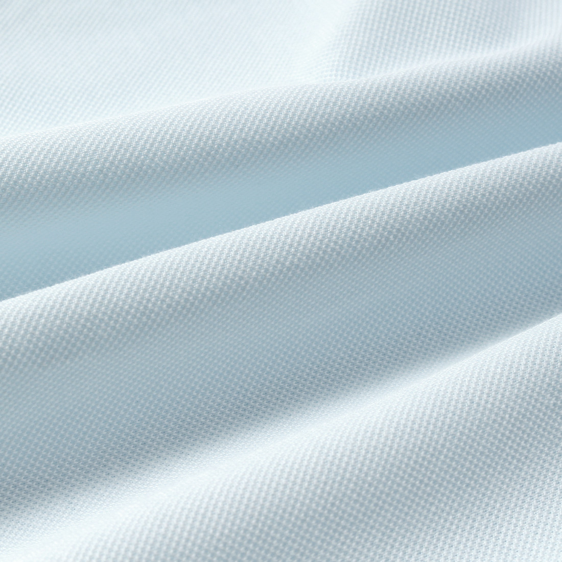 DJS-003 decollouomo メンズパイロットシャツ半袖（生地／コンコルド）サックスブルー／Mサイズ