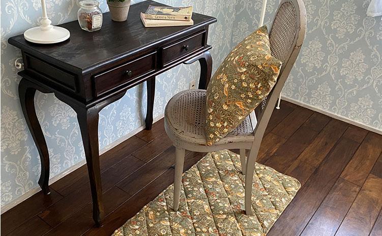 【クッションカバー45×45】ベストオブモリス いちご泥棒ベージュ MR-4545I-BE