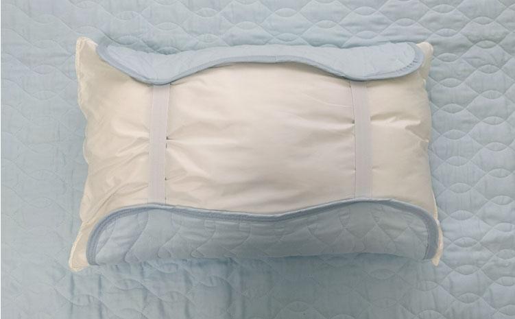 オーガニックコットンの和晒２重ガーゼ枕パッド１枚 （50×60cm）BL　OGG-5060-BL-1P